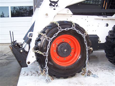 skid steer chains vs tracks|skid steer snow chains.